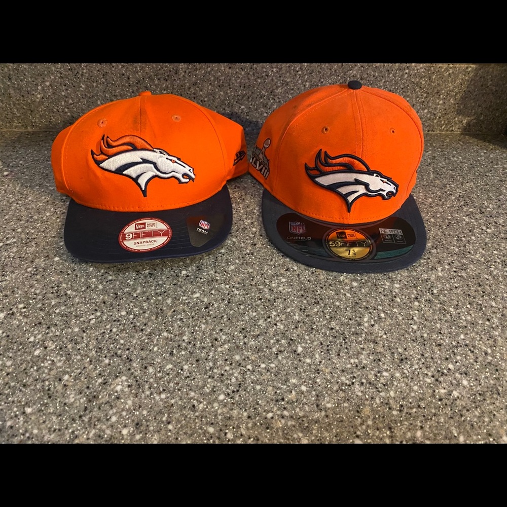 NFL hats (Broncos)